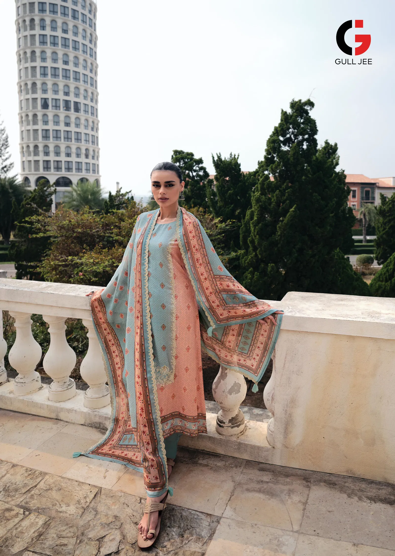 israt By Gull Jee Viscose Muslin Printed Dress Material Wholesale Market In Surat